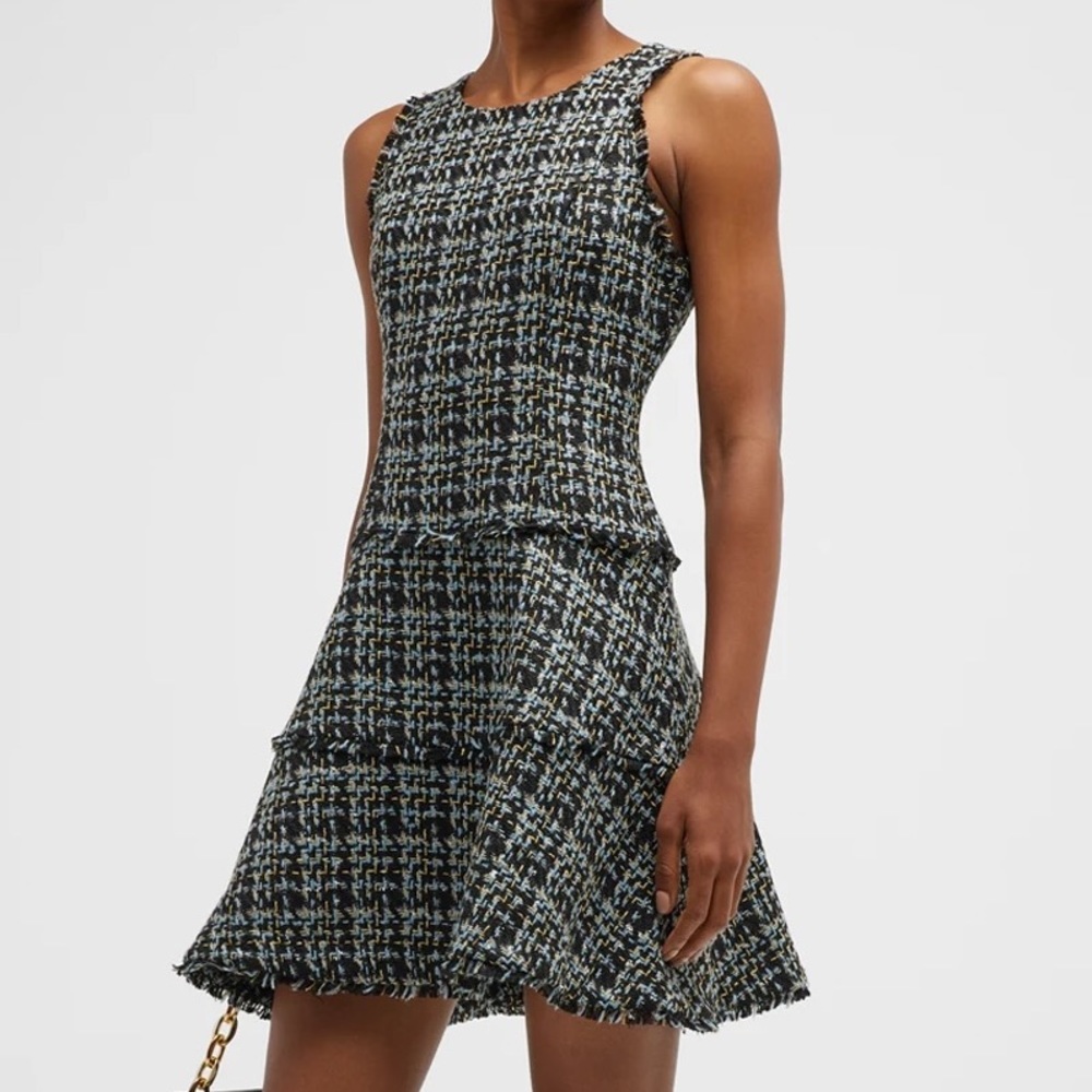 LIKELY Tweed Jewel Fit and Flare Dress